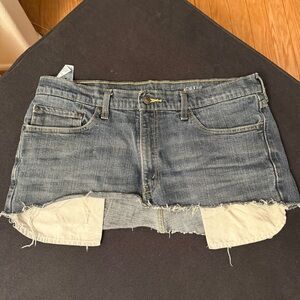 Denim Mini Skirt